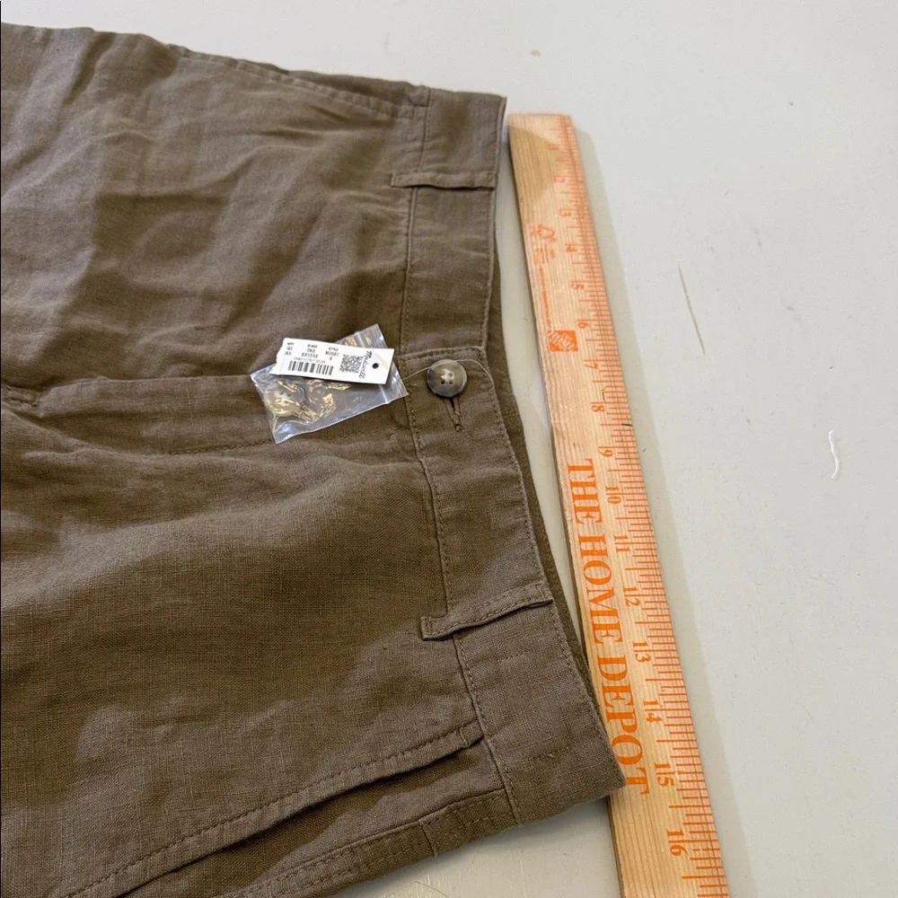 Madewell The Zoe Relaxed Wide Pant in 100% Linen Size 6 - Picture 5 of 11